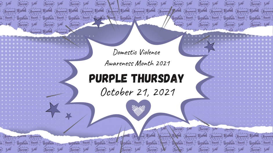 Purple Thursday 1920x1080px graphic