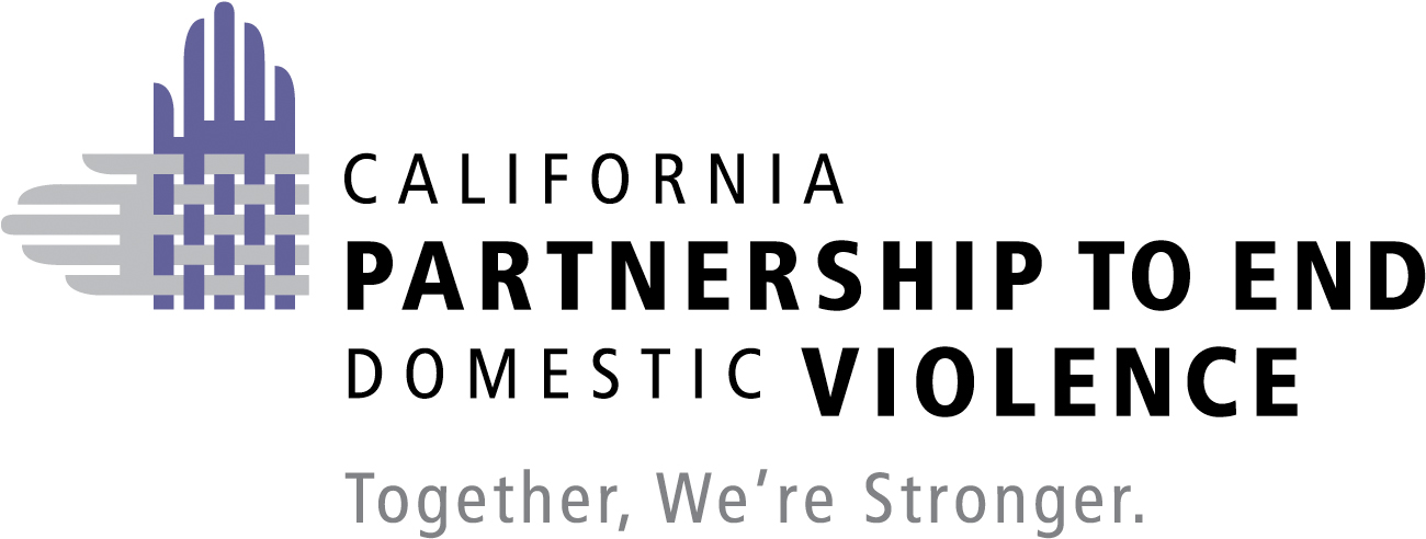 The California Partnership to End Domestic Violence logo